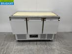 RVS Koelwerkbank 3 Deuren 137 cm 230V Horeca, Ophalen of Verzenden
