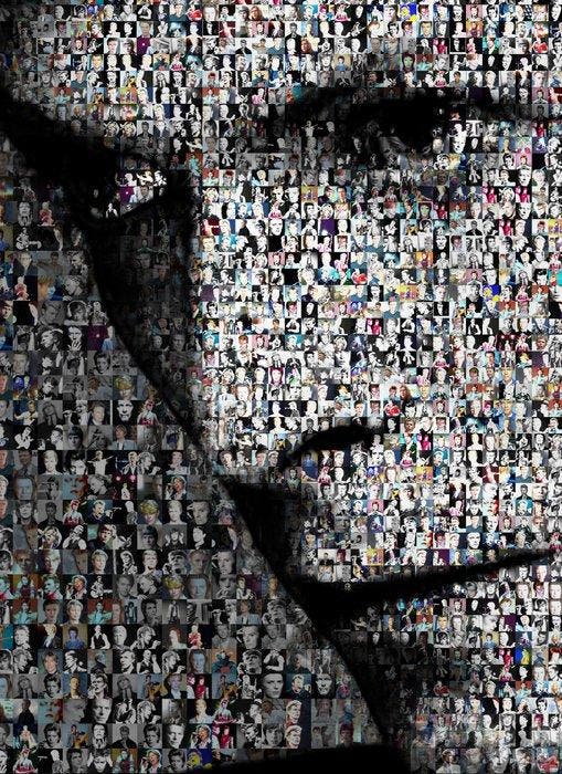 David Law - Crypto Bowie III - Format XL 60x60, Antiek en Kunst, Kunst | Designobjecten