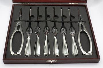 Brandani - Ensemble de couteaux de table - Acier, Bois - Set