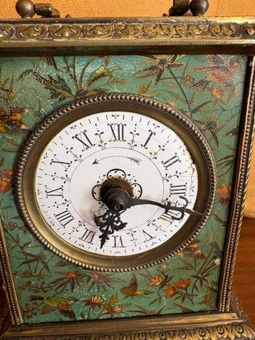 Klok - Metaal - 1850-1900, Antiek en Kunst