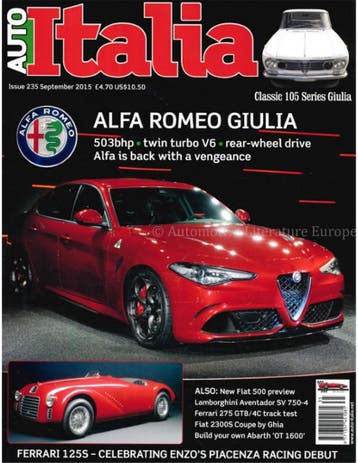 2015 AUTO ITALIA MAGAZINE 235 ENGELS, Nieuw