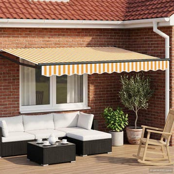 vidaXL Elektrische zonneluifel op zonne-energie 3,5x2,5 m, Verzenden, Nieuw