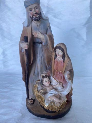 Kerstbeeldje - De geboorte van het Kind Jezus - Composiet, Nieuw