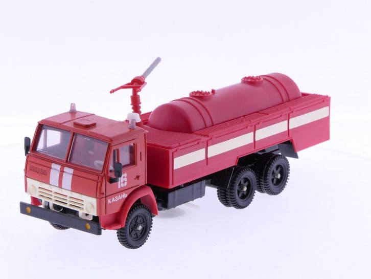 Schaal 1:43 Elecon Arek 2946 Kamaz 53213 Brandweerauto #7035, Hobby en Vrije tijd, Modelauto's | 1:43, Zo goed als nieuw, Ophalen of Verzenden
