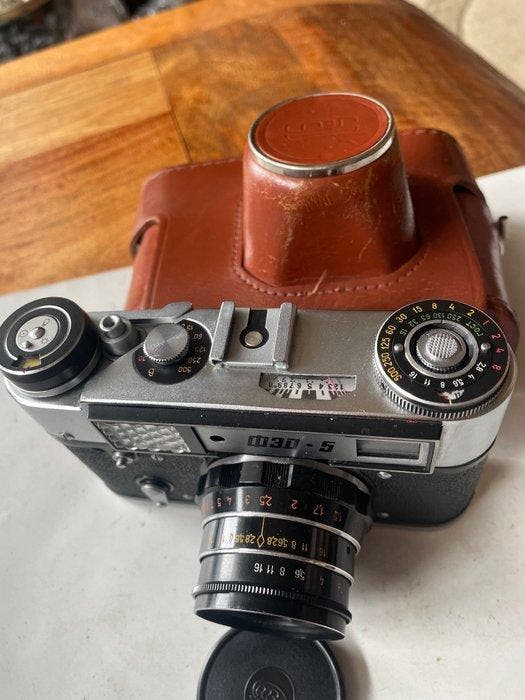 FED 5+ Industar-61 2,8/55mm #801581# Appareil photo, TV, Hi-fi & Vidéo, Appareils photo analogiques