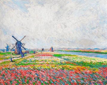 Claude Monet (1840–1926) (after) - Fields with Tulips,
