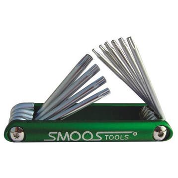Smoos Torx sleutelset 10-delig - Smoos, Doe-het-zelf en Bouw, Gereedschap | Handgereedschap, Ophalen of Verzenden, Nieuw