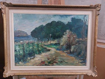 Ildebrando Monaci (1891-1987) - Veduta di Ischia