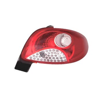 FEUX ARRIÈRE DROIT POUR PEUGEOT 206 PLUS 09- BLANC ROUGE, Verzenden