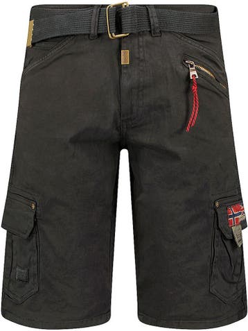 Geographical Norway Heren Korte Broek Palaga Zwart, Verzenden