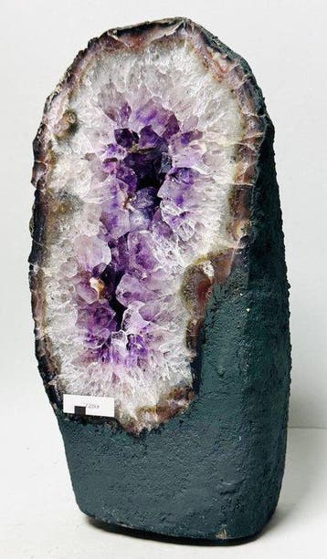 amethist Geode - Geen Reserve - Hoogte: 31 cm - Breedte: 17