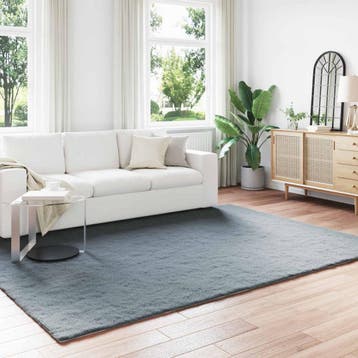vidaXL Antislip vloerkleed van imitatie konijnenbont OLITE, Verzenden