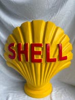 Shell Schelp Reclameobject – 3D Wanddecoratie – Geel/Rood –