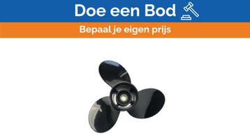 Bieden: Suzuki 14 x 13 3-blade Aluminium Outboard Propeller, Ophalen of Verzenden