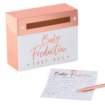 Gender Reveal Voorspellings Box 15cm, Verzenden