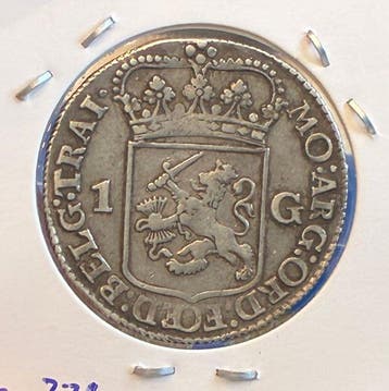 Nederland, Utrecht 1 Gulden 1764 (Zonder minimumprijs)