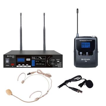 Citronic TU1-N Afstembaar UHF Draadloos Systeem 1 Headset, Nieuw