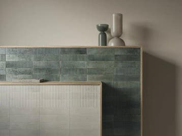 Wandtegel Equipe Cerámica Mussa Groen Glans 7,5x30, Doe-het-zelf en Bouw, Nieuw, 20 tot 40 cm, 10 m² of meer, Wandtegels