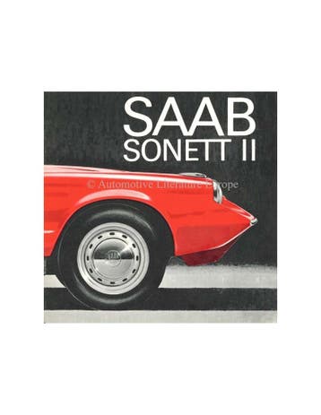 1966 SAAB SONETT BROCHURE ENGELS