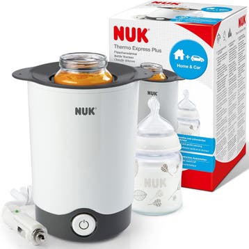 NUK Flessenwarmer autoadapter | Tweede kansje | OP = OP, Kinderen en Baby's, Verzenden, Nieuw, Flessen- of potjesverwarmer