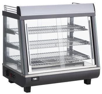 Warmhoudvitrine RVS ELIAS 96L | 1.5kW | LED verlichting |, Verzenden