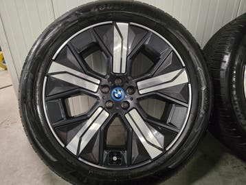BMW iX 21 inch velgen winterbanden 1011 DEMO Antraciet kleur, 255 mm, Verzenden, Banden en Velgen, Nieuw