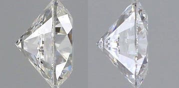 Sans prix de réserve - 2 pcs Diamant (Naturelle) - 1.00 ct -