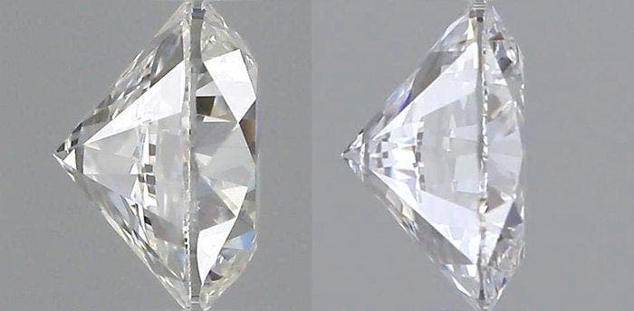 Sans prix de réserve - 2 pcs Diamant (Naturelle) - 1.00 ct -, Bijoux, Sacs & Beauté, Pierres précieuses