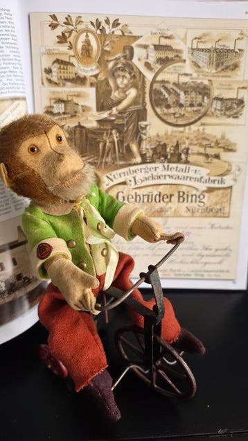Bing - Blikken speelgoed - Extra Rare Large Monkey on