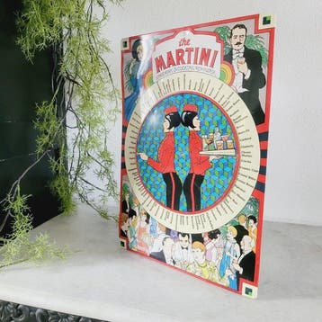 Martini Cocktail Reminder, Reclamebord Martini Rossi, 1970 -