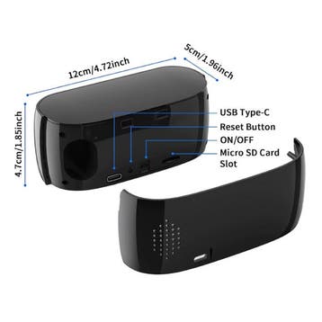 Camera Wekker - 4K WiFi Klok - Smart Home Security Night, Audio, Tv en Foto, Verzenden, Nieuw