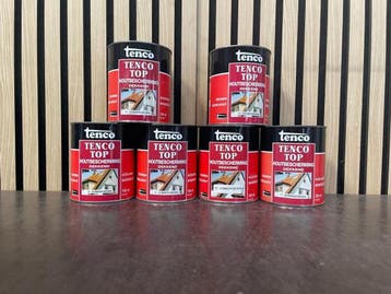 Veiling - 6x Tenco Top Houtbescherming Dekkend 750 ml – Do, Bricolage & Construction, Peinture, Vernis & Laque