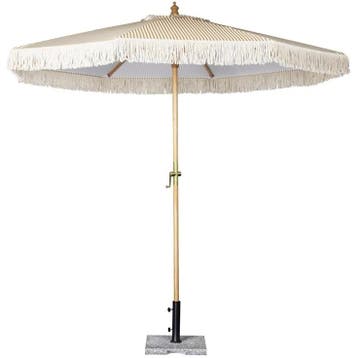 Parasol | SICILIË | Crème | Rond | UV-bestendig |, Verzenden, Nieuw in verpakking