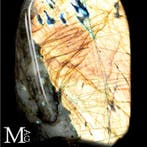 Labradoriet en ontwerp - Labradoriet met gouden en oranje