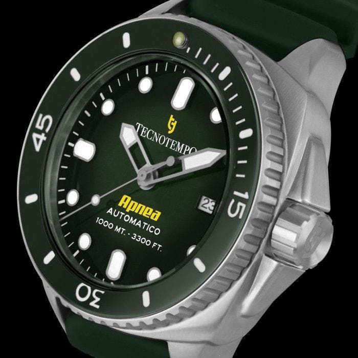 Tecnotempo - - Automatic Diver Apnea 1000M - Limited, Handtassen en Accessoires, Horloges | Heren