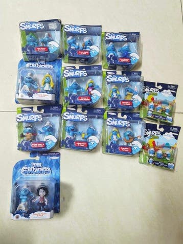Jakks Pacific - Speelgoed Jakks Pacific The Smurfs 12 Boxed, Antiek en Kunst