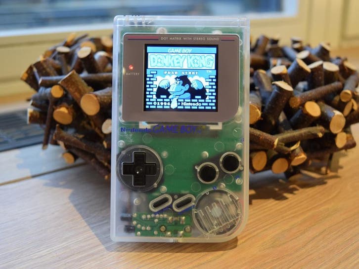 Gameboy Classic IPS Backlight Transparent Edition, Consoles de jeu & Jeux vidéo, Consoles de jeu | Nintendo Game Boy, Envoi