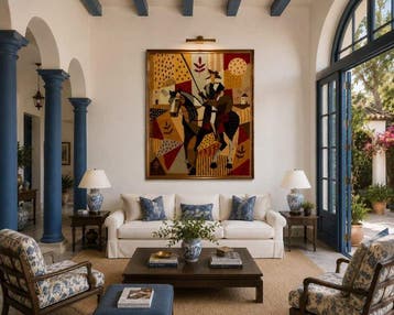 Adri Q 120 x 90 cm - Don Quijote y los Molinos