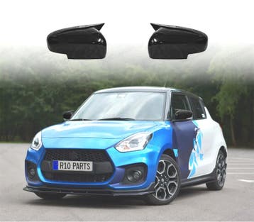 COQUES RÉTROVISEURS SUZUKI SWIFT 17- NOIR BRILLANT, Verzenden