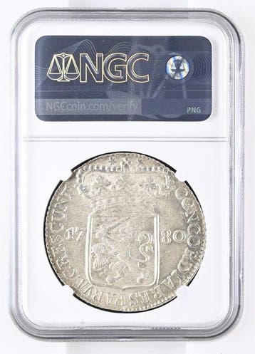 Nederland, Zeeland Zilveren Dukaat 1780 / FDC / NGC MS61 #2