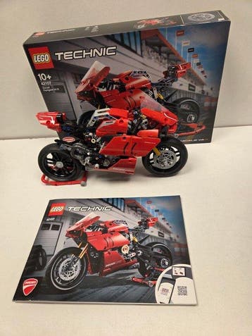 Lego Set - 42107 - Technic - LEGO Ducati Panigale V4 R 42107, Nieuw