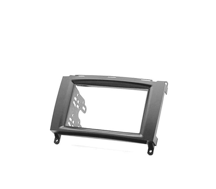 FACADE AUTORADIO 2 DIN NOIR POUR MERCEDES CLASSE A CLASSE B, Auto diversen, Autoradio's, Verzenden