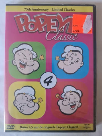 POPEYE CLASSIC 4 (IN SEAL) (DVD), Cd's en Dvd's, Gebruikt
