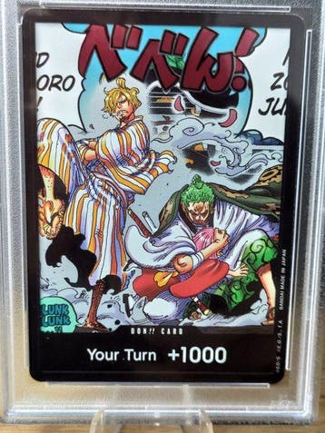 Don!! Card Alternate Art OP06 - Sanji & Zoro - 1 Graded card