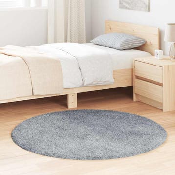 vidaXL Hoogpolig vloerkleed NAVARRA 120x120 cm polyester, Verzenden, Nieuw