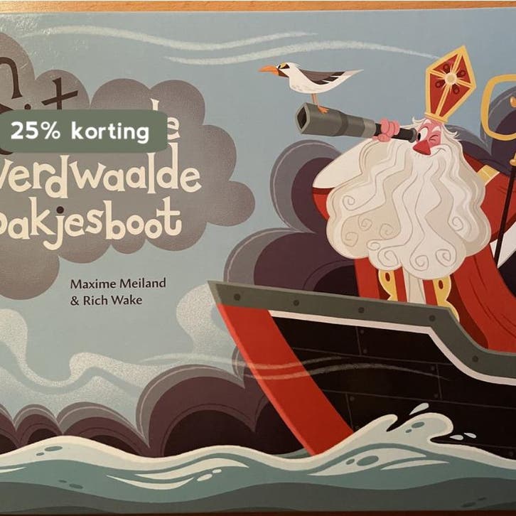 Sint en de verdwaalde pakjesboot 8710522913574, Boeken, Overige Boeken, Zo goed als nieuw, Verzenden