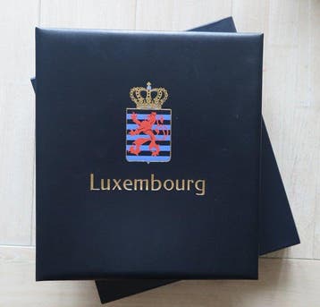 Luxemburg en Frankrijk 1852/1977 - Collectie in 2 albums, Gestempeld