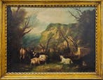 Filippo Palizzi (1818-1899), Reca firma - Pastorello con