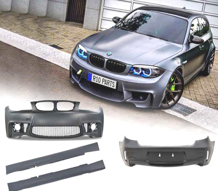 KIT CARROSSERIE BMW E87 LOOK 1M SANS PDC, Autos : Pièces & Accessoires, Carrosserie & Tôlerie, Envoi