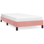 Roze fluweel bed 80x200 | Tweede kansje | OP = OP (bedframe), Huis en Inrichting, Slaapkamer | Bedden, Verzenden, Zo goed als nieuw